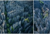 Wisata Hutan Batu di Tiongkok